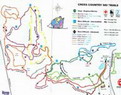 Cross country ski trails map Blue Mountains 